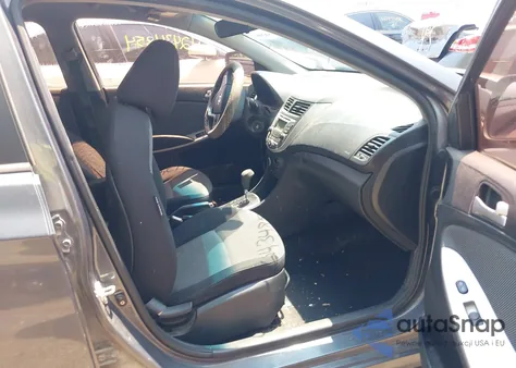 2012 Hyundai Accent Gs из США, поврежденный, VIN KMHCT5AE7CU020928